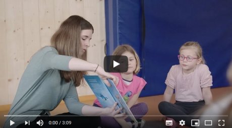 Video "Ich+Du = Lesefreude und Lebensfreude" Jugendlesepaten im Kindergarten und Tagesstätte für Senioren