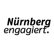Schriftzug Nürnberg Engagiert Weißer Hintergrund